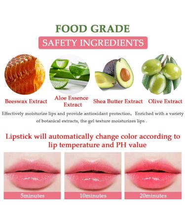 BINGBRUSH Aloe Vera Color Changing Lipstick Queen Long Lasting Lip Care Nutritious Plumper Lip Balm Set for Women - 5 Count - Buy Online on GoSupps.com