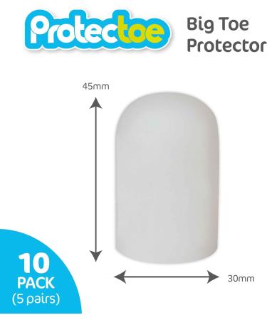 Protectoe Big Toe Protector Non-Perforated Extra Strong Design - Pack of 10 - Buy Online on GoSupps.com