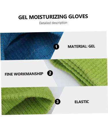 minkissy 2 Pairs Gel Moisturizing Gloves Cracked Hands Repair Gloves Hydrating Gloves Cracked Gloves Healing Gloves for Dry Cracked Hands Hand Gloves Hand Lotion Gloves Dryness Spa - Buy Online on GoSupps.com