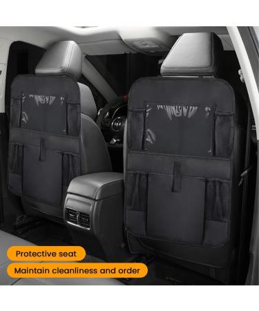 Mayokiaar Large Capacity Car Seat Organizer - Black Oxford Cloth, Multi-Pocket Interior Accessory for Kids Travel - Practical & Multifunctional - Buy Online on GoSupps.com