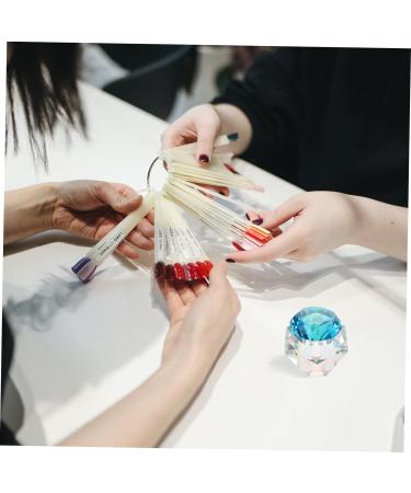 POPETPOP 2 Pcs Nail Art Crystal Cup Nail Powder Mixing Cups Crystal Dappen Dish Cups Glass Cup for Nail Liquid Clear Tumblers Acrylic Powder Bowl Diamonds With Cover Cup Bowl White Crystal 5.5x5.5cmx2pcs Bluex2pcs - Buy Online on GoSupps.com