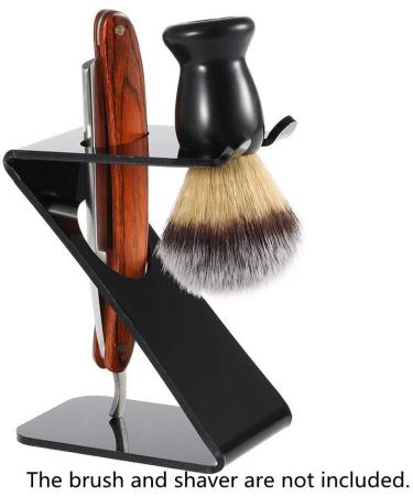 Buy Razor and Brush Holder Stand for Shower - Men's Shaving Brush Stand in Black | International Shipping Available - Buy Online on GoSupps.com