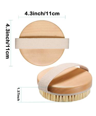 Bath Body Brush with Comfy Bristles | Gentle Massage Nodes for Circulation | Odor-Free Scrubber Brush - Buy Online on GoSupps.com