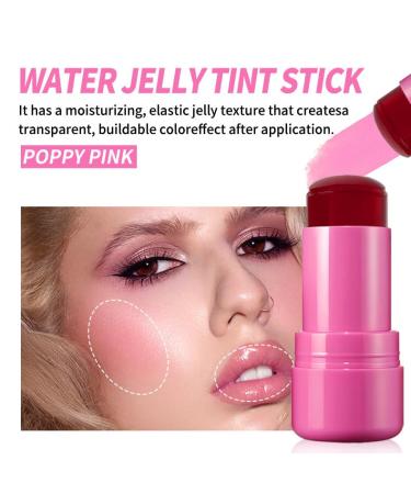Cooling Water Jelly Blush Tint 3 Colors | Sheer Lip & Cheek Stain | Blusher Set for Smooth Finish | International Shipping Available - Buy Online on GoSupps.com