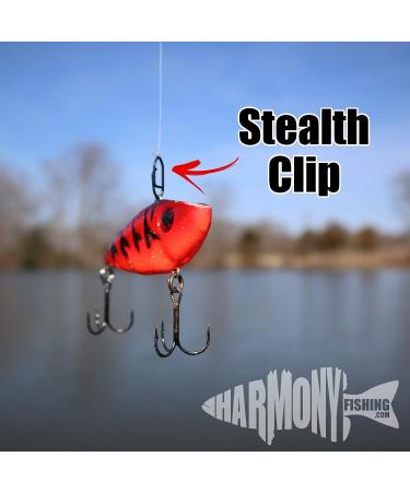 Harmony Fishing Stealth Clips (25 Pack) - Black Stainless Ultra-Strong Fast-Swapping Power Snaps - 13mm (25# Test) - Buy Online on GoSupps.com