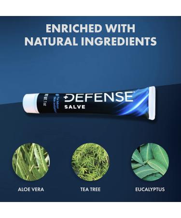 Defense Soap Organic Tea Tree Ointment - All Natural Herbal Salve for Skin Wrestling & Jiu Jitsu | 1 Oz Tube - Buy Online on GoSupps.com