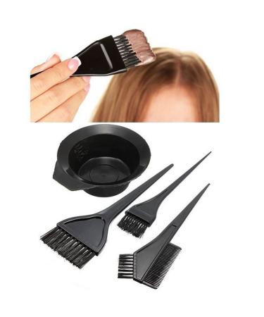 PMS hair coloring set with brush and bowl