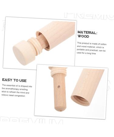 Wooden Incense Sticks Set with Nasal Tube Inhaler - Fragrance Sniffing Stick - Buy Online on GoSupps.com
