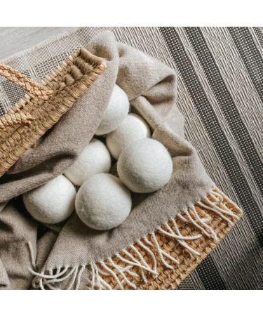 A2ZWORLD Pack of 6 Dryer Balls Diameter 5 cm Natural Softener Reusable - Buy Online on GoSupps.com