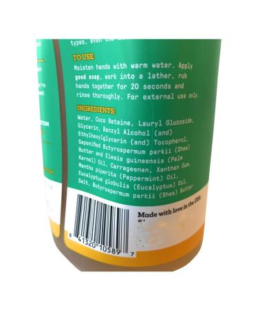 Buy ALAFFIA Good Soap Eucalyptus Mint Hand Soap - 12 FZ | Natural & Eco-Friendly | International Shipping Available - Buy Online on GoSupps.com