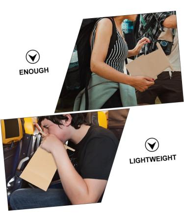 Healvian Kraft Paper Bags 60 Pcs - Mini Trash Bags for Travel and Vomit Disposal - Buy Online on GoSupps.com