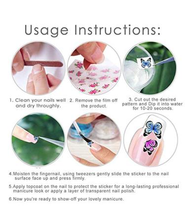 Leopard Print Nail Stickers Set - 12 Sheets Water Transfer Decals for Geometric Animal Art Designs, Manicure Supplies - Buy Online on GoSupps.com