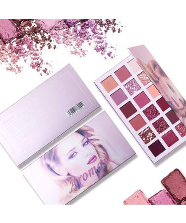 UCANBE 18 Colors Aromas New Nude Eyeshadow Palette Long Lasting Multi Reflective Shimmer Matte Glitter Pressed Pearls Eye Shadow Makeup Pallet - Buy Online on GoSupps.com