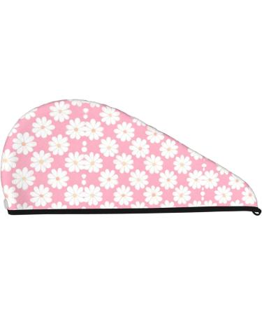 Ultra-Soft Camellia Pattern Dry Hair Cap for Women Quick-Dry Super Absorbent Perfect for Long & Thick Hair - Buy Online on GoSupps.com