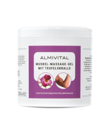 Almivital muscle massage gel with devil claw |Natural relaxation & regeneration for stressed muscles after sports & stress |Rapidly retracting & not greasy |500ml - Buy Online on GoSupps.com