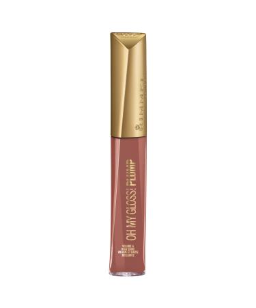 Rimmel Stay Plumped Lip Gloss 759 Spiced Nude Pack of 1 759 Spiced Nude 1 Count (Pack of 1)