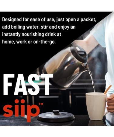 Siip Bone Broth Roast Beef Keto & Paleo Friendly Gluten Free 4 Packets - Buy Online on GoSupps.com