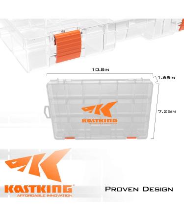 KastKing Plastic Tackle Box Organizer with Removable Dividers - 2 or 4 Pack Fishing Tackle Trays - 3600 Size Trays - Parts Storage Box - Buy Online on GoSupps.com
