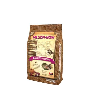NPN Million-Now Dry Cat Food for Adult Cat with Salmon Meal & Menhaden Fish Meal - 1.81 kg (4 lb)