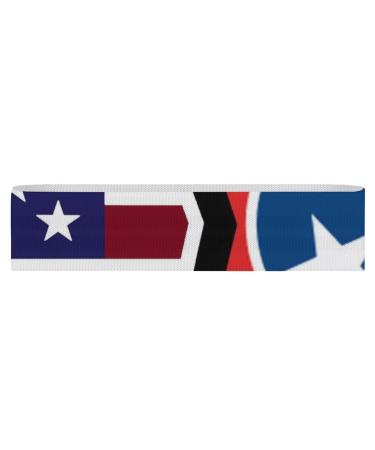 U.S and Tennessee State Flag Yoga Workout Bands Comfort Legs Booty Resistance Straps Physical Therapy Aids