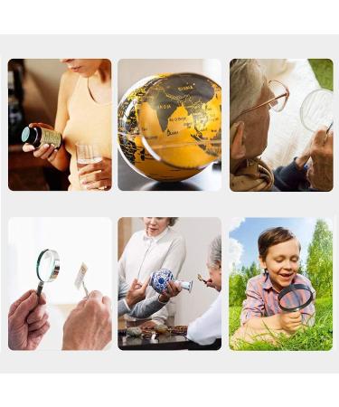 Gooseneck Magnifier with Clamp Hands Free Led Light Magnifying Glass for Close Work Foldable Desktop Magnifying Glass for Reading Crafts Silver Lofty Ambition - Buy Online on GoSupps.com