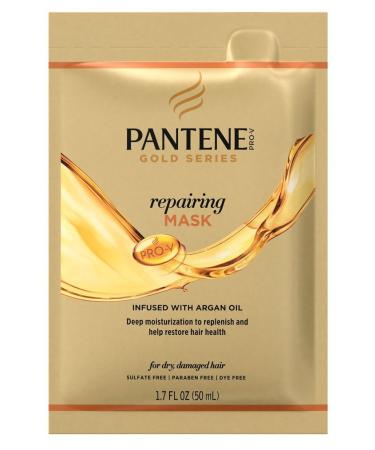 Pantene Gold Series Mask Repairing 1.7 Ounce Packette (10 Pieces) (50ml)