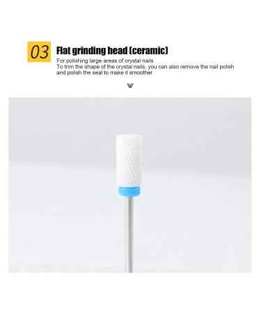 Premium Nail Grinding Head & Drill - Ceramic Nail Polishing for Salons & Home Use - International Shipping - Buy Online on GoSupps.com