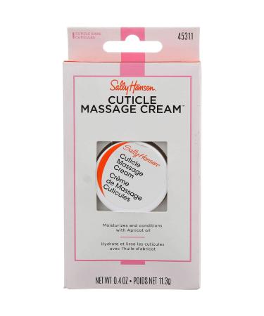 Sally Hansen Cuticle Massage Cream 0.4 Ounce (12ml) (3 Pack)