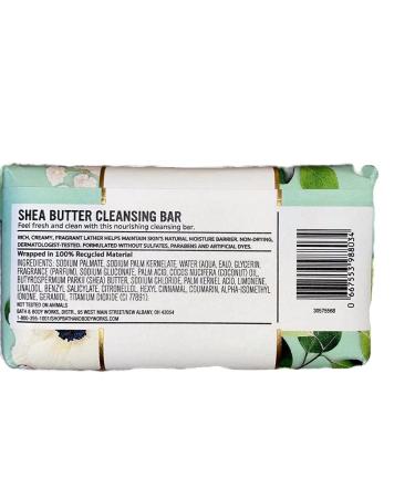 Buy Bath & Body Works Eucalyptus Mint Shea Butter Cleansing Bar | Nourishing & Hydrating Soap for All Skin Types - International Shipping Available - Buy Online on GoSupps.com