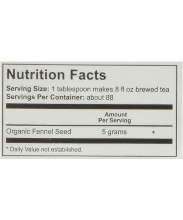 Heather's Tummy Care Organic Fennel Tea - Caffeine-Free 16oz (453g) - Soothing Herbal Digestive Support - Buy Online on GoSupps.com