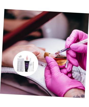 FRCOLOR 1set Set Nail Extension Glue Set Gel Manicure Nail Tools Nail Tips Gel Nail Lengthen Kit Nail Builder Gel Kit Nail Extension Kit Nail Art Brush Nail Brush Strengthen Plastic - Buy Online on GoSupps.com