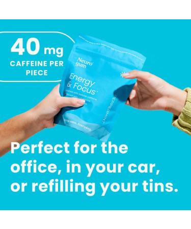 Neuro Energy & Focus Bundle - Peppermint Nootropic Gum (90ct) + Mints (90ct) Natural Caffeine L-Theanine B12 + B6 Sugar-Free Brain Support for Clarity & Energy - Buy Online on GoSupps.com