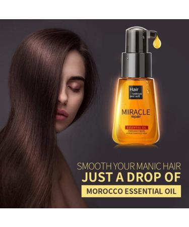 Shouhengda Morocco Argan Oil Hair Care Essence - Nourishing Repair for Damaged, Split, Frizzy Hair - Scalp Treatment Oil - 1 Bottle - Buy Online on GoSupps.com