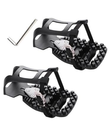 Friendship Toe Cages for Peloton Bike & Bike+ Pedals Clips Compatible Toe Cage Adapters Converter -Convert Look Delta Pedals to Toe Clip Straps - Ride with Sneakers