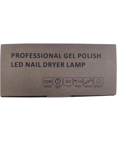 LKE LED UV Nail Lamp for Gel Nails - Professional Faster Nail Dryer with 3 Timers and Automatic Sensor - Buy Online on GoSupps.com