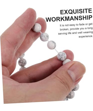 SOIMISS Crystal Stone Yoga Decor 4pcs Beaded Wrist Chain for Couples | Chakra Copper Beads Bracelet | Motion Sickness Relief - Buy Online on GoSupps.com