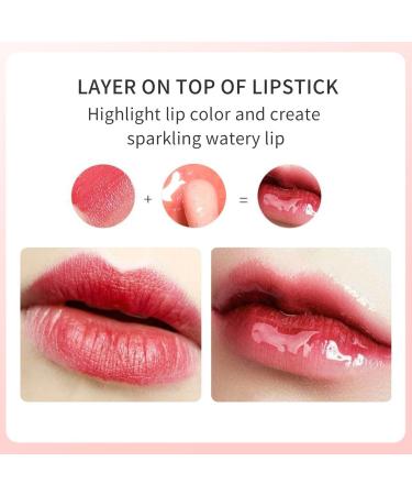 Xifyjus Crystal Jelly Moisturizing Lip Oil Set Hydraterende Lip Glow Oil Langdurige Plumping Lip Gloss Makeup Sexy Glow Oil Getinte Set Transparante Toot Lip Balm Hydraterende Lip Olie Herstellende Lip9901 9901B - Buy Online on GoSupps.com