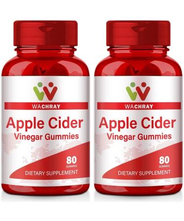 WACHRAY Organic Apple Cider Vinegar Gummies 160