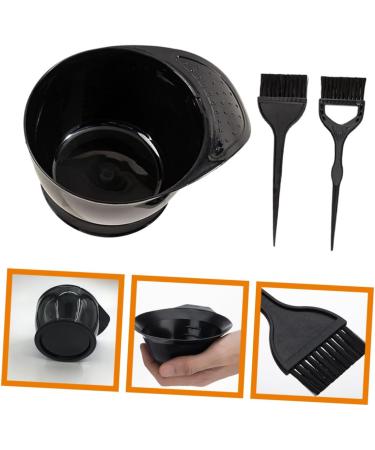 Beatifufu 1 Set Hair Dye Brush Comb Hair Dye Coloring Dying Coloring Applicator Hair Tinting Bowl Color Bowl Tool Hair Tinting Hairdressing Tool Baking Oil Plastic - Buy Online on GoSupps.com