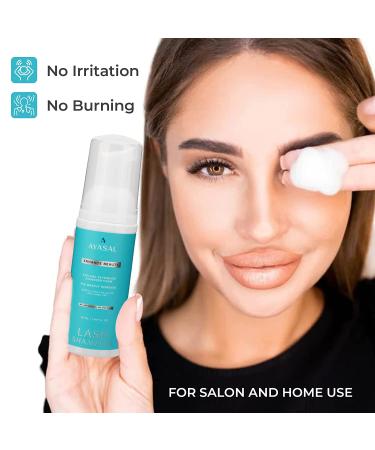 Premium Oil-Free Lash Shampoo for Eyelash Extensions - Gentle Cleanser and Care Remover - Buy Online on GoSupps.com