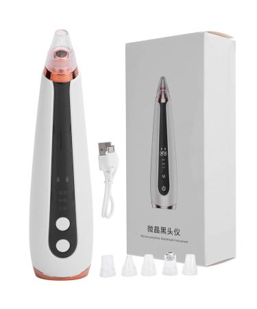 Electric Blackhead Removal Vacuum Suction USB Rechargeable Pore Vacuum Extractor Tool Device 6 Probes Face Pore Cleaners Nose Cleaner Blackhead & Blemish RemoversSkin Care Tools