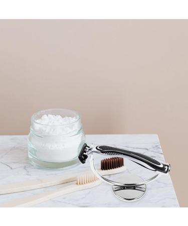 Beaupretty Metal Razor Holder & Razing Rack - Silver Shaving Stand for Safety Razors | Perfect Gift | 10.5x8.7cm - Buy Online on GoSupps.com