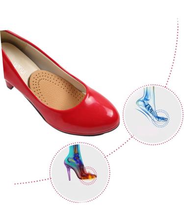 FRCOLOR Forefoot Cushion Pad - High Heel Insoles for Women | Comfortable Latex & Leather Half Insoles - Perfect for Heels & Foot Support - Buy Online on GoSupps.com