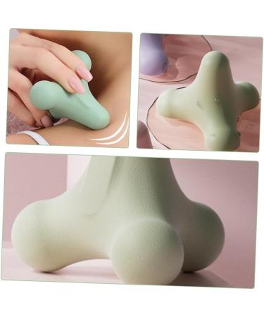 Healeeved Yoga Ball 2-Pack | Deep Muscle Massage Balls for Fitness & Back Relief | TPE Massage Balls for Neck & Fascia | 7.50x7.80cm - Green - Buy Online on GoSupps.com