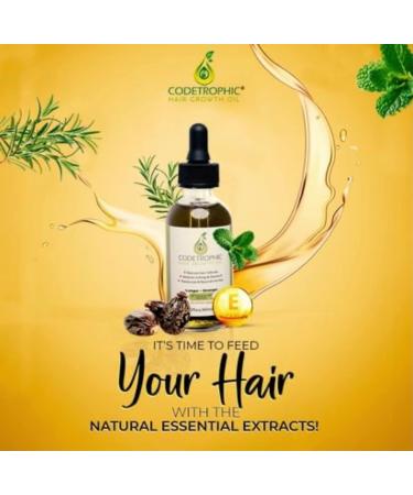 Organic Rosemary Hair Growth Oil - 2.0 Fl Oz - Natural Hair Treatment - Buy Online on GoSupps.com