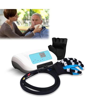 Rehabilitation Robot Gloves Finger Orthoses Nerve Massager Functional Hand Splint for Long-Term Relief Left X-Large