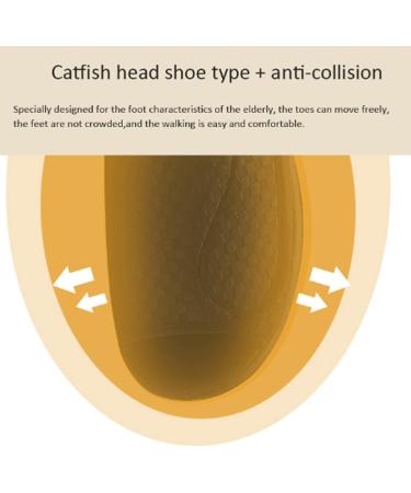 LEEWE Summer Diabetic Wide Fit Fish Mouth Shoes Black 37 - Lightweight & Flexible Casual Shoes for Deformed Feet - Buy Online on GoSupps.com