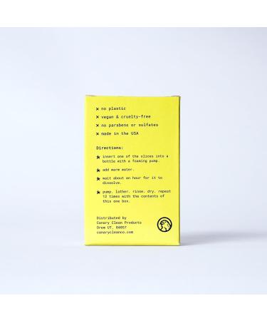 Canary Foaming Hand Soap Bars - Refillable Zero Waste Hand Wash Concentrate with Coconut Oil - All Natural Moisturizing Organic Non Toxic (Citrus Grove (makes 24 bottles of liquid soap)) Citrus Grove (24 Soap) - Buy Online on GoSupps.com