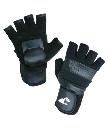 Hillbilly Wrist Guard Gloves - Half Finger Large