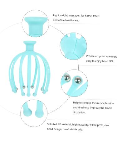 Goohochy Head Massager - Portable Therapeutic Stainless Steel Scalp Gua Sha Massage Device | Multifunctional Massage Tool for Relaxation - Buy Online on GoSupps.com